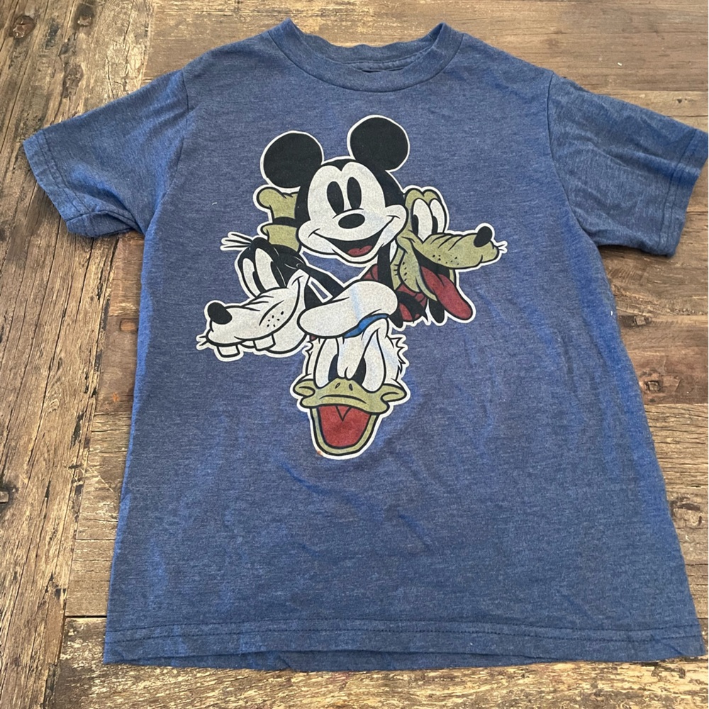 Disney Kids Blue Mickey Mouse Graphic Tee